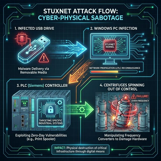 Stuxnet Attack Diagram